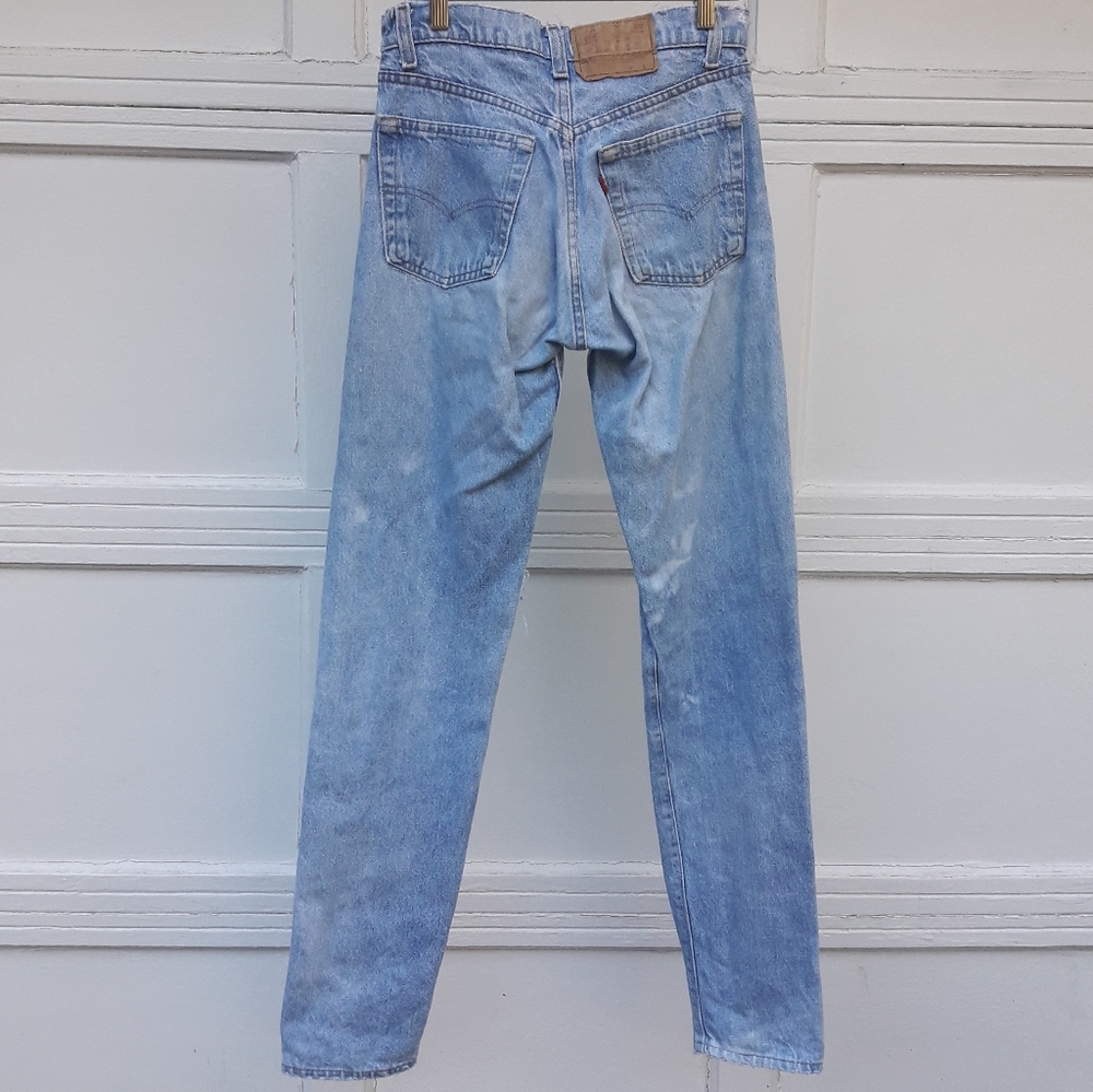 VINTAGE Levis Jeans Red Tag Cotton Frayed Edges - Picture 14 of 16